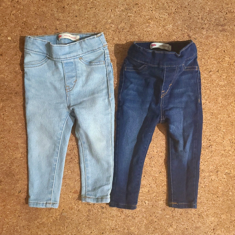 Levi's skinny leg baby jeggings